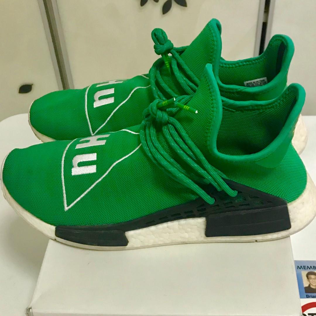 human race shoes green