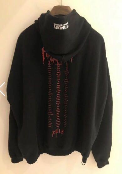 Vetements metal logo hoodie outlet