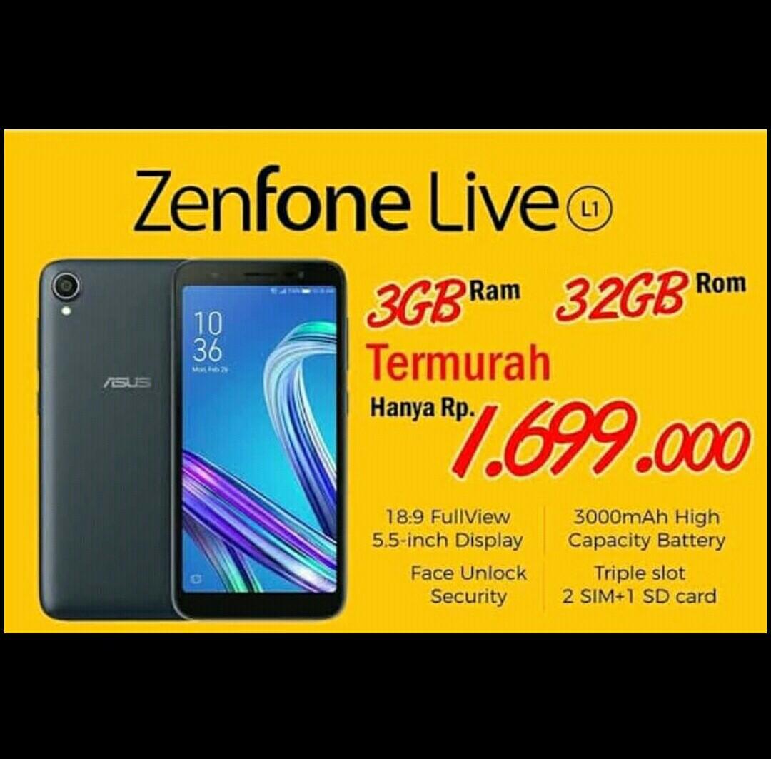 Promo Asus Zenfone Live L1 Ram 3 32 Garansi Tam Hp Murah Ram Gede Telepon Seluler Tablet Lainnya Di Carousell