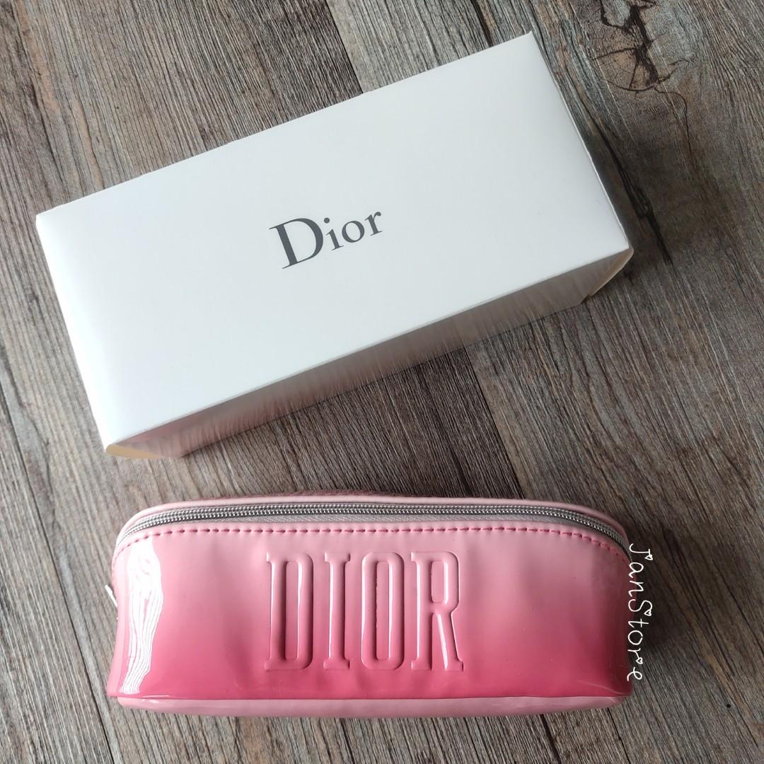 dior makeup bag pink