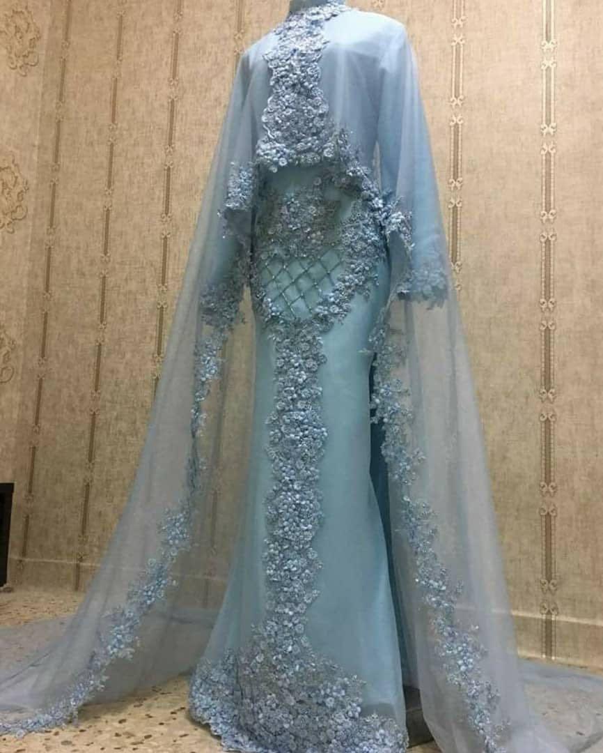 Baby Blue Wedding Dress Women S Fashion Bridal Wear On Carousell