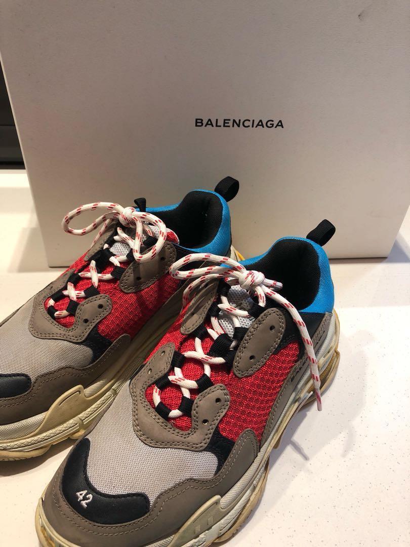 Balenciaga Mens Capsule Triple S Runner Leather And Lyst