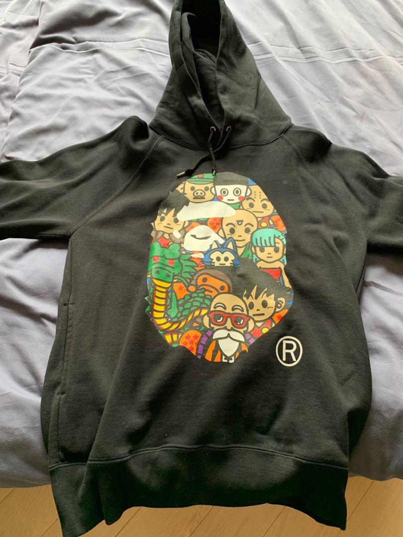 Bape X Dragon Ball Z Pullover Hoodie Men S Fashion Men S Tops On