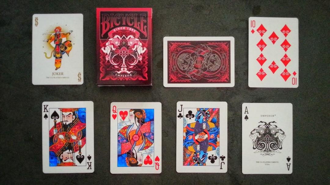 Bicycle emperor playing cards sales