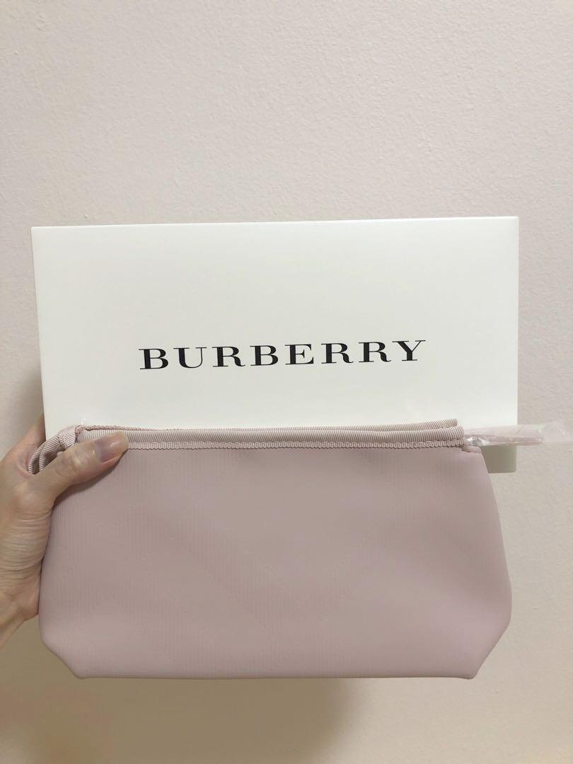 Burberry Dusty Pink Makeup Pouch, Women's Fashion, Bags & Wallets, Purses &  Pouches on Carousell