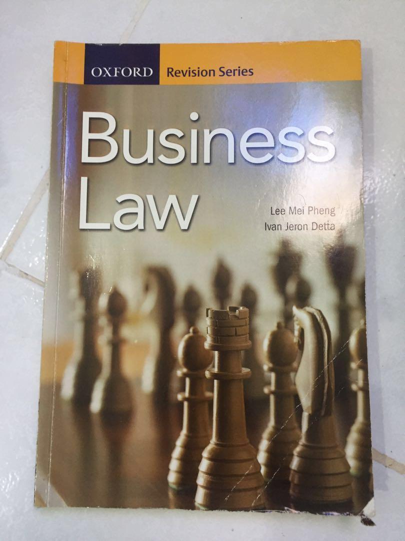 Business Law Revision Series By Lee Mei Pheng And Ivan Jeron Detta Oxford Textbooks On Carousell
