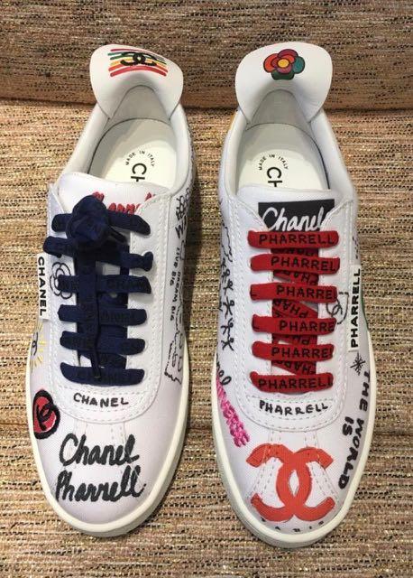chanel pharrell sneakers