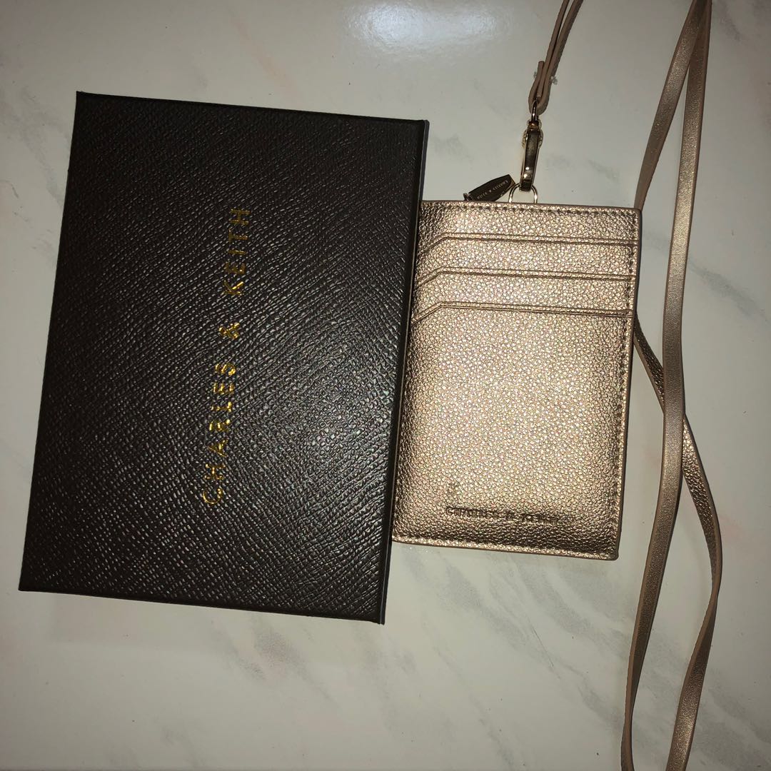 Charles and Keith Lanyard / Cardholder, Luxury, Bags & Wallets on Carousell