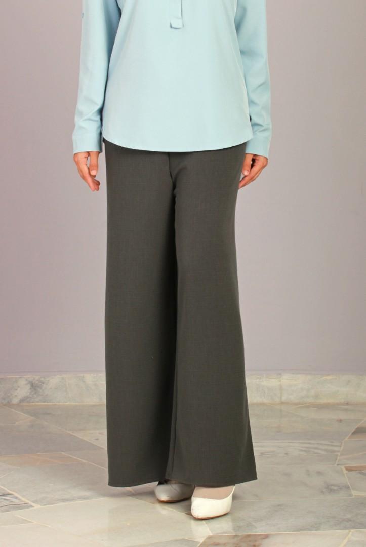 Cotton Linen Palazzo Seluar Pants Top Blouse Peplum Tunic Tunik Women S Fashion Muslimah Fashion On Carousell