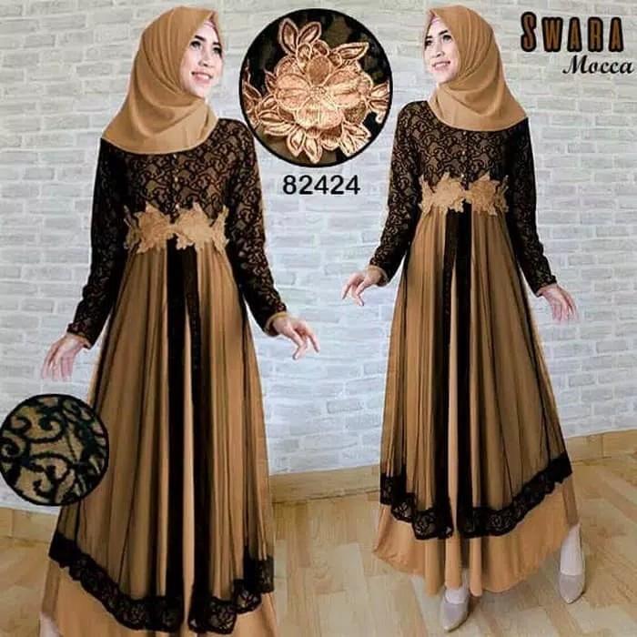 Dress Swara Syari Women S Fashion Muslimah Fashion On Carousell