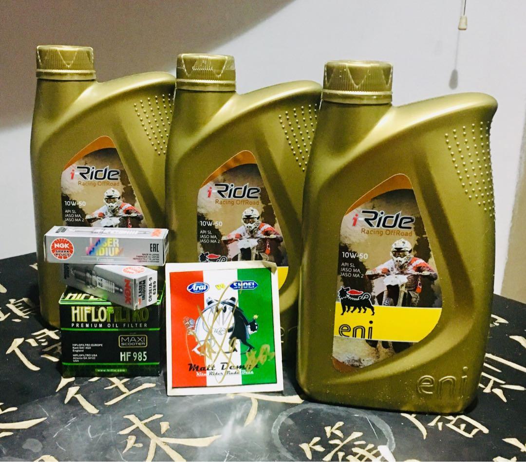 eni iRide 10W50 Engine Oil for Yamaha Tmax 530cc, Motorcycles