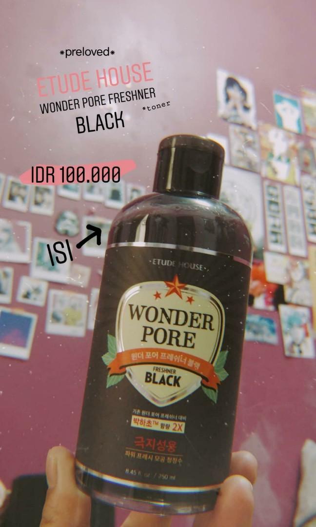 Etude House Wonder Pore Freshner Black Kesehatan Kecantikan Kulit Sabun Tubuh Di Carousell
