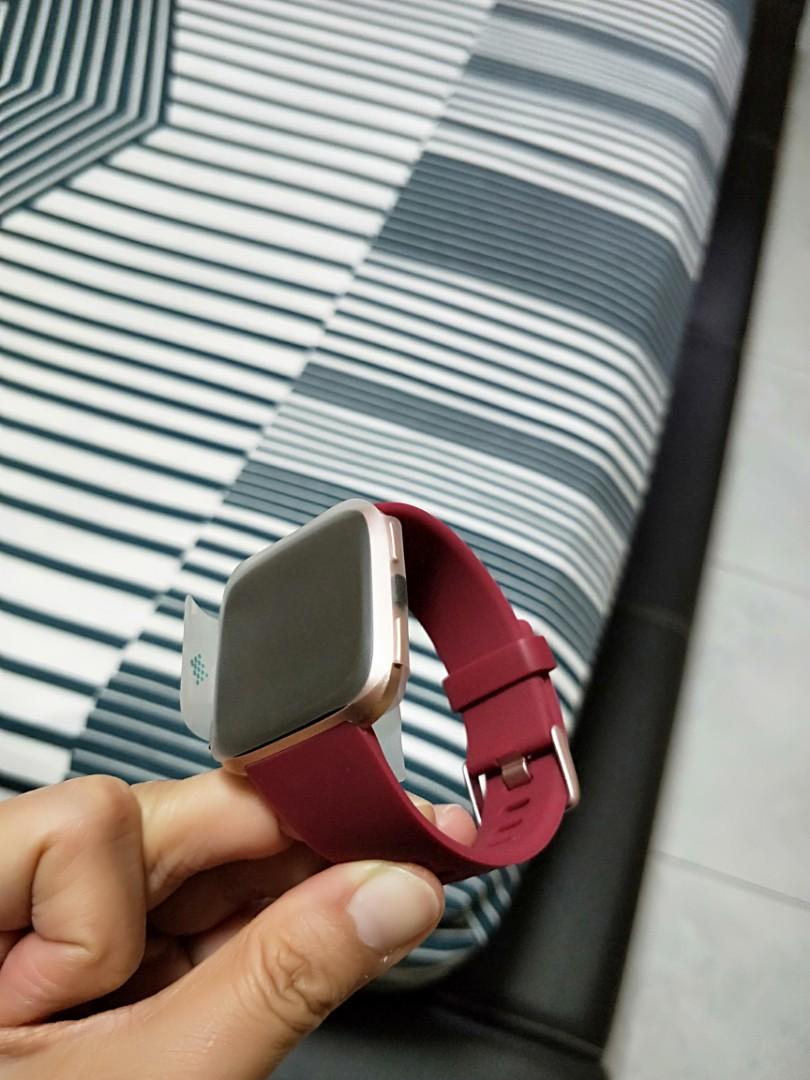 fitbit ruby rose gold