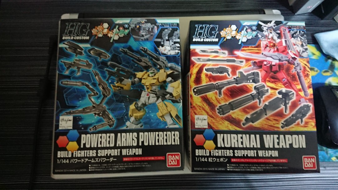 Hg Build Fighter Support Weapon Set Hobbies Toys Toys Games On Carousell