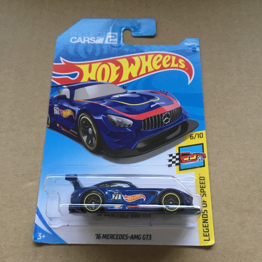 hot wheels mercedes amg gt3 blue