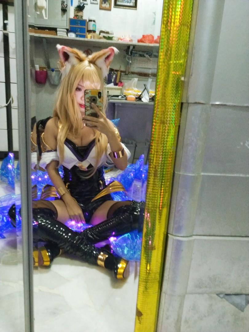 Kda K Da Ahri Cosplay Fullset 200 Before Doujima Entertainment J Pop On Carousell