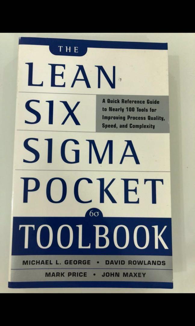 Lean Six Sigma Pocket Tool Book Books Stationery Non Fiction