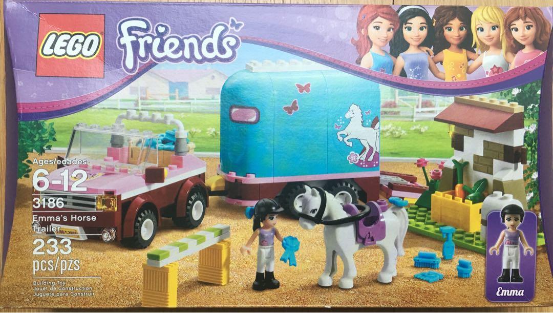 LEGO Friends Emma's Horse Trailer 3186, Hobbies & Toys & Games on Carousell