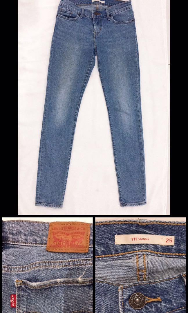 levi's 711 antiqued