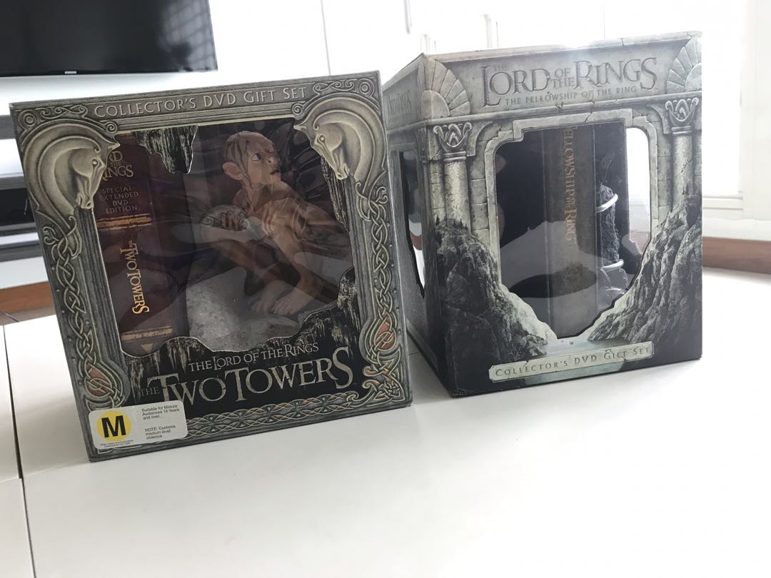 Lord Of The Rings Collector Dvd Gift Set Toys Games Bricks Figurines On Carousell