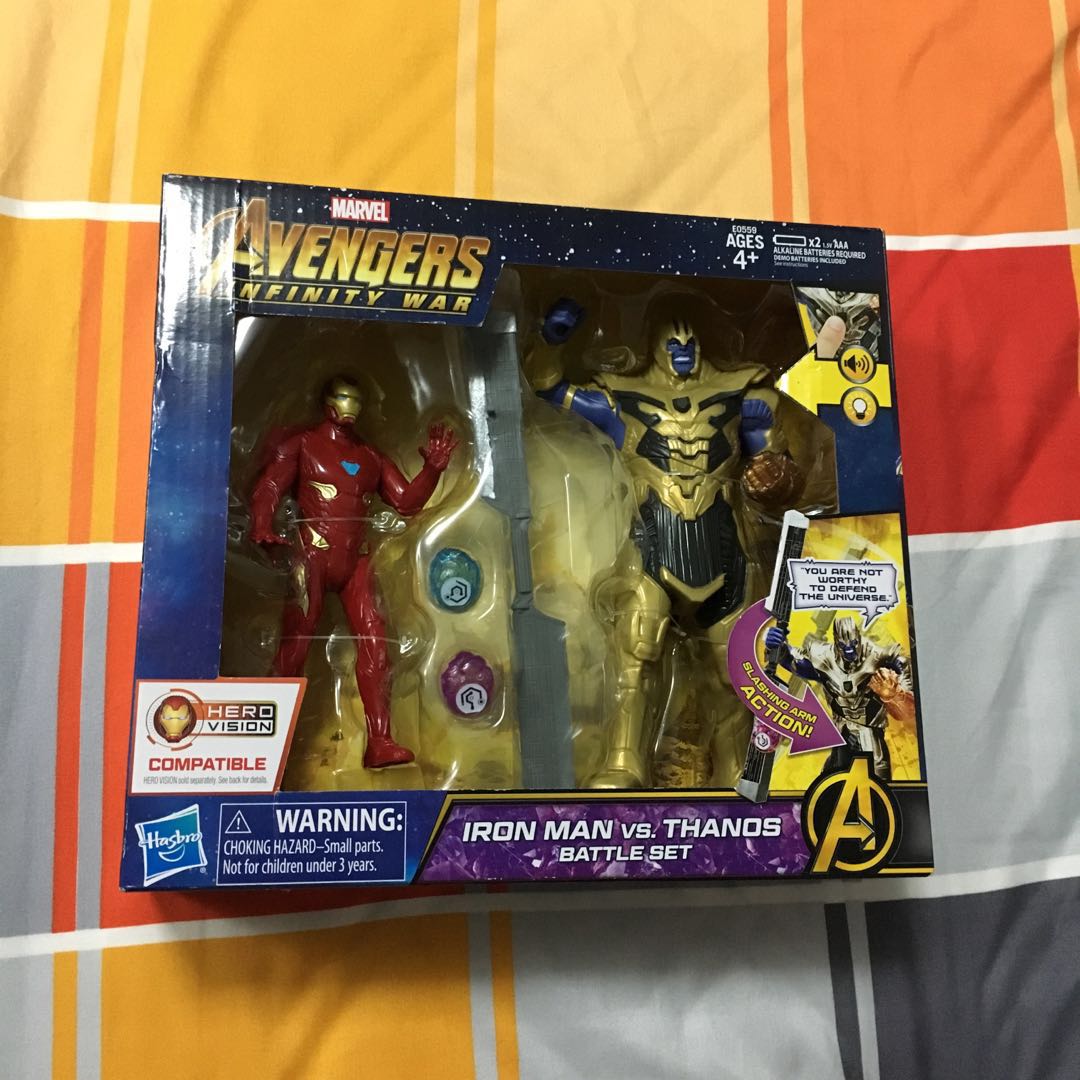 Infinity War Iron Man Vs Marvel Avengers Thanos Battle Set Comic Book Hero Action Figures Toys Hobbies Japengenharia Com Br