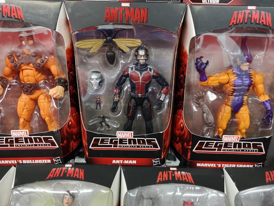 Marvel Legends Avengers Age of Ultron. Movie Ant-man, Wasp, Giantman,  Bulldozer, Tiger Shark, Grim Reaper, Eric Powell Ant-man hasbro