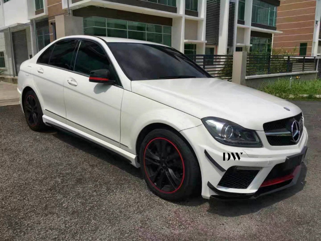 Mercedes Benz W204 C Class Amg C63 Black Series Bodykit Car Accessories Accessories On Carousell
