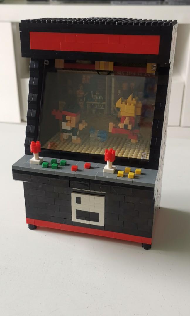 Mini Lego Arcade Cabinet Street Fighter Toys Games Video