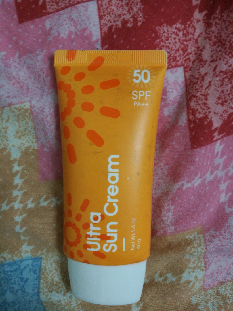 Miniso Ultra Sun Cream Spf50 Health Beauty Skin Bath Body On Carousell