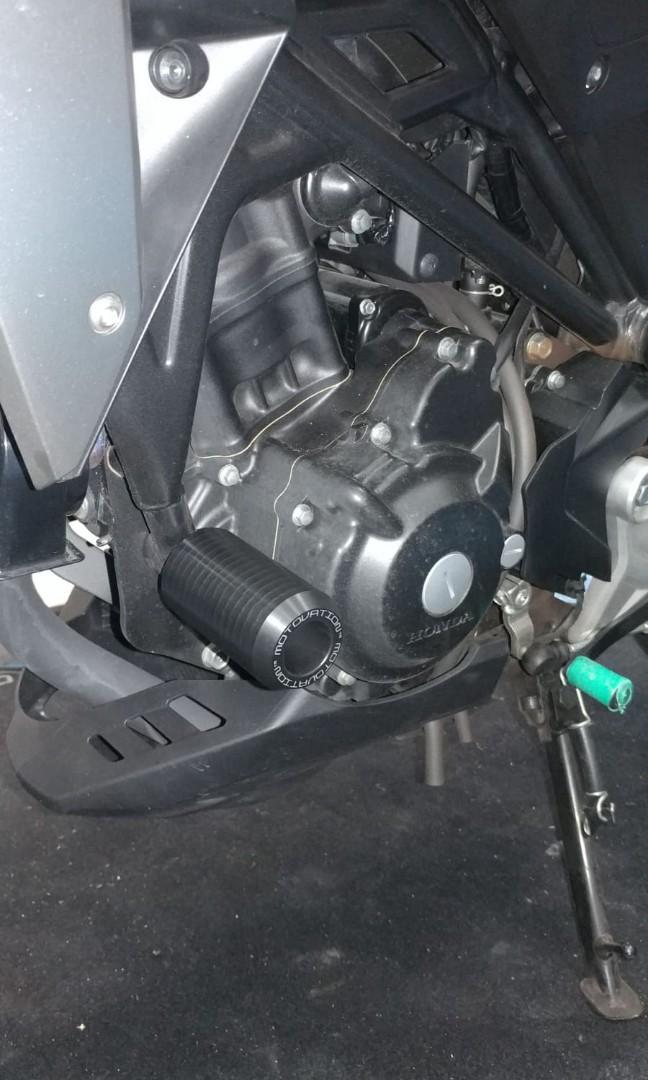 Motovation Frame Sliders for Honda CB300R, Motorcycles, Motorcycle