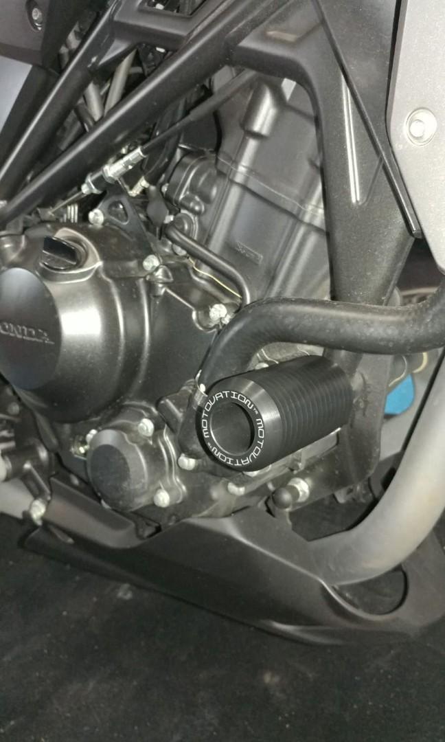 Motovation Frame Sliders for Honda CB300R, Motorcycles, Motorcycle