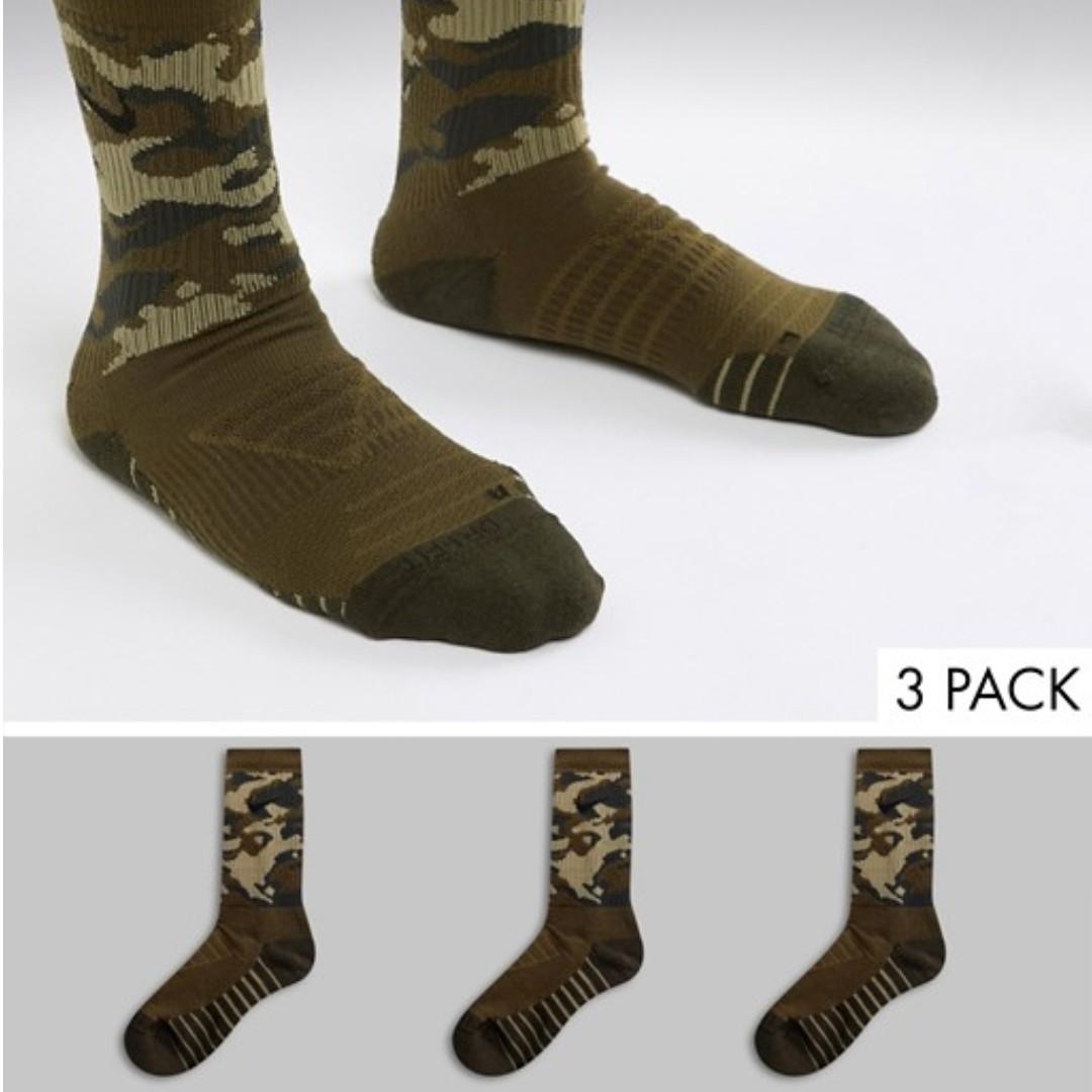 camo nike socks