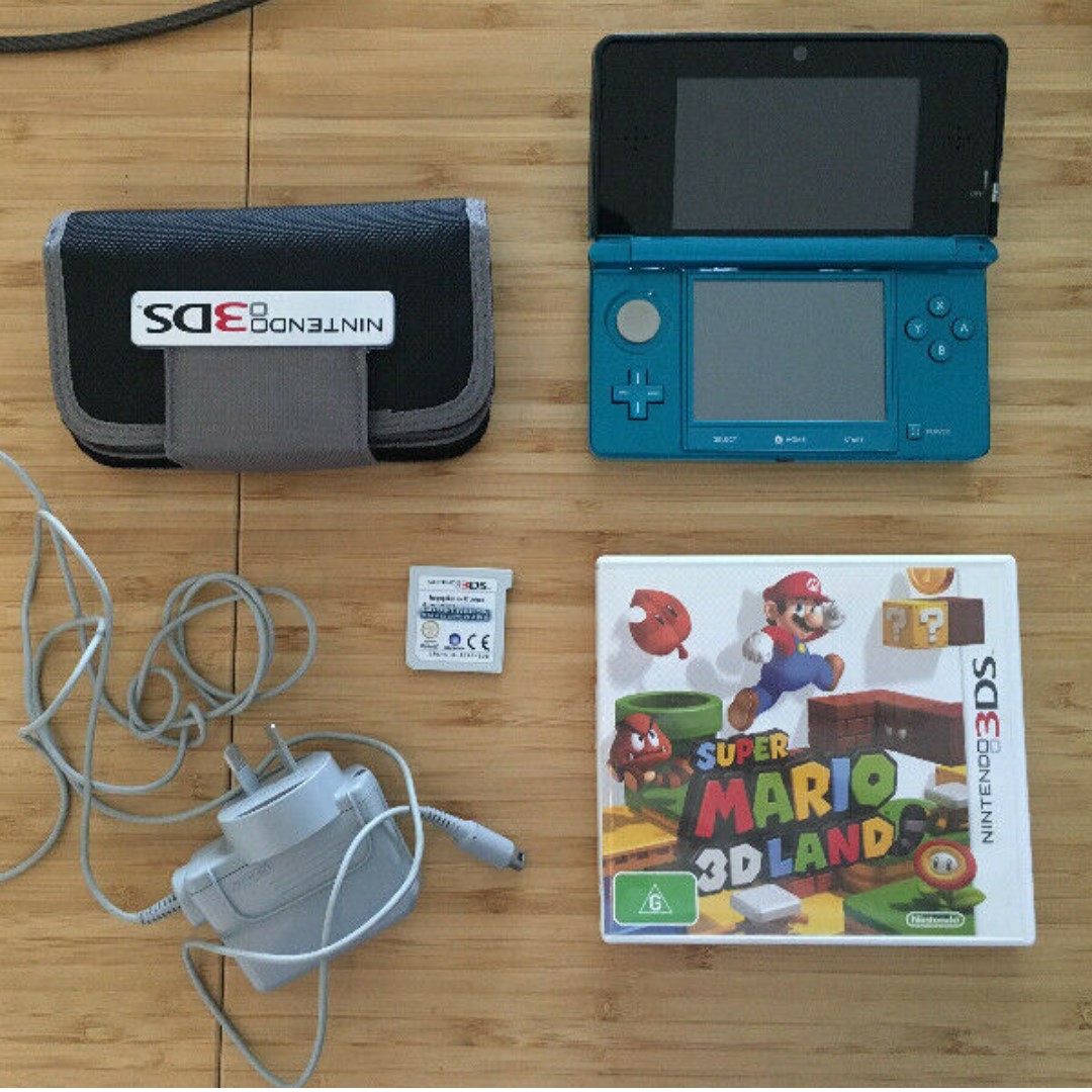 Nintendo 3ds xl shop aqua blue