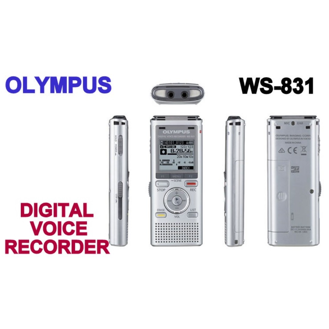Olympus Digital Voice Recorder Ws 831 Electronics Audio On Carousell