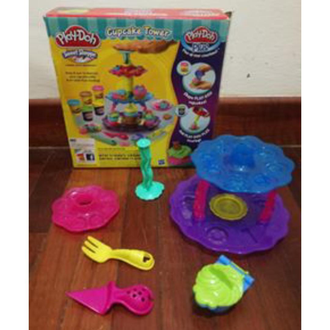 play doh cupcake tower