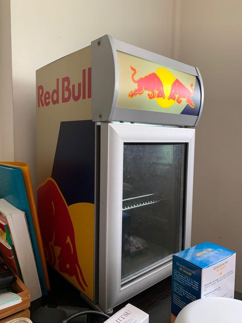 Redbull mini fridge, Food & Drinks, Alcoholic Beverages on Carousell