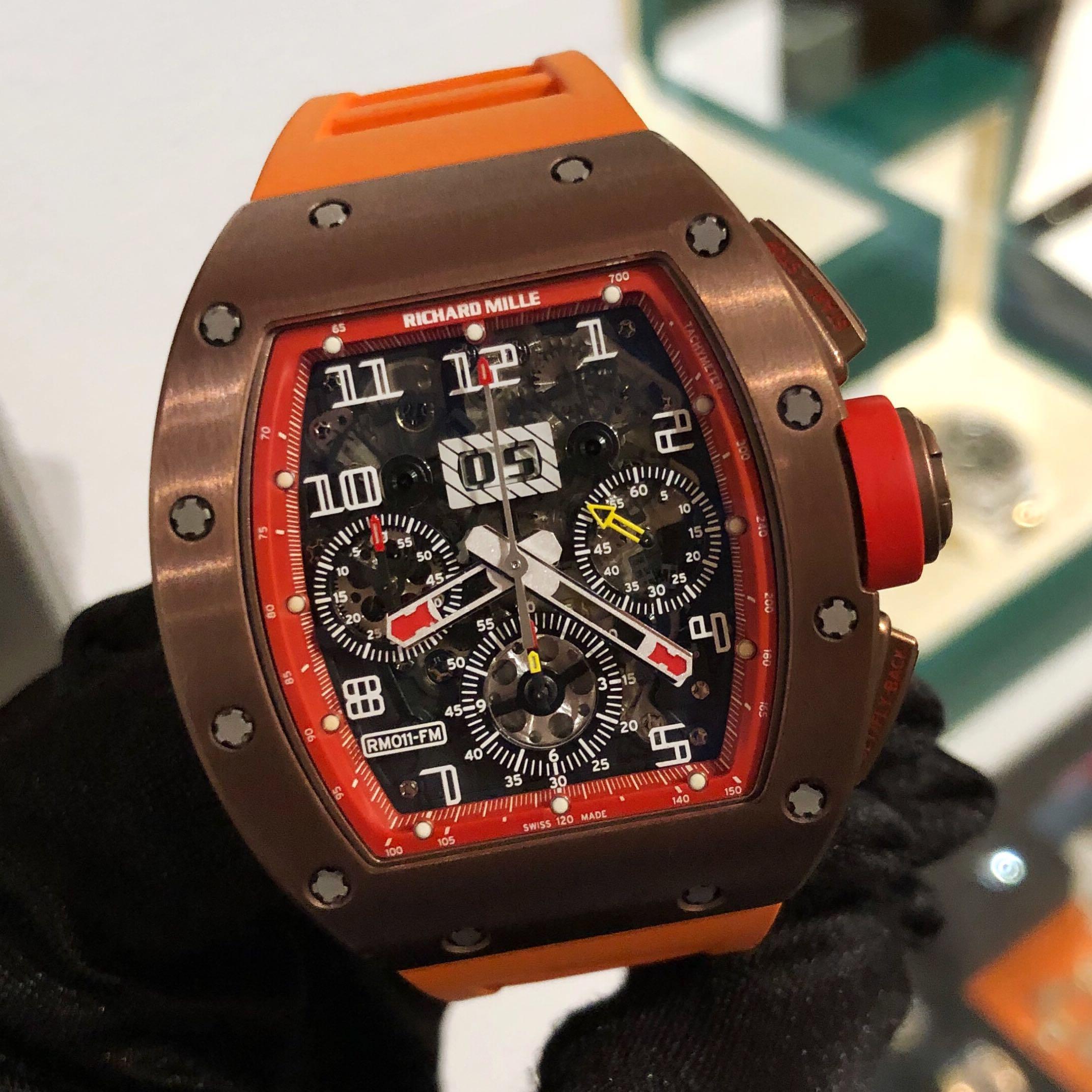 richard mille rm 11 felipe massa bronze america edition