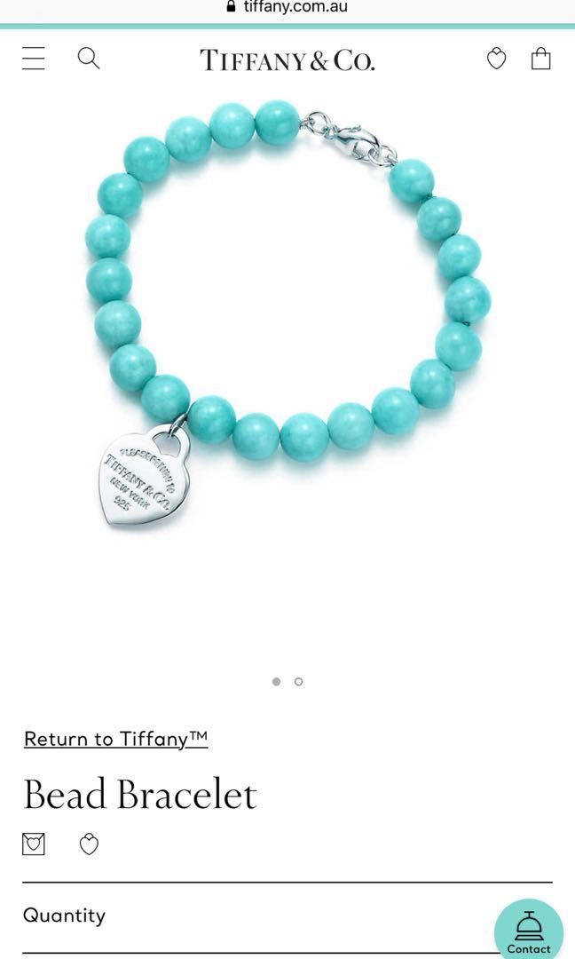 Tiffany Co Return to Tiffany Amazonite Bracelet Women s Fashion Jewelry on Carousell