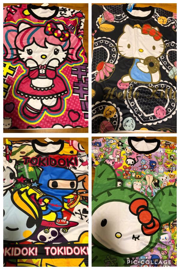 Toki n hello kitty dri fit tee, Women's Fashion, Tops, Shirts on Carousell