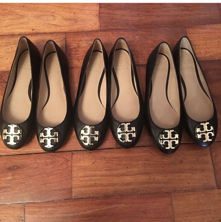 Tory burch claire ballet flats (size 6), Women's Fashion, Footwear, Flats &  Sandals on Carousell