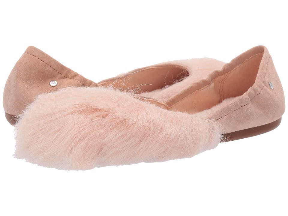 pink fluffy shoes