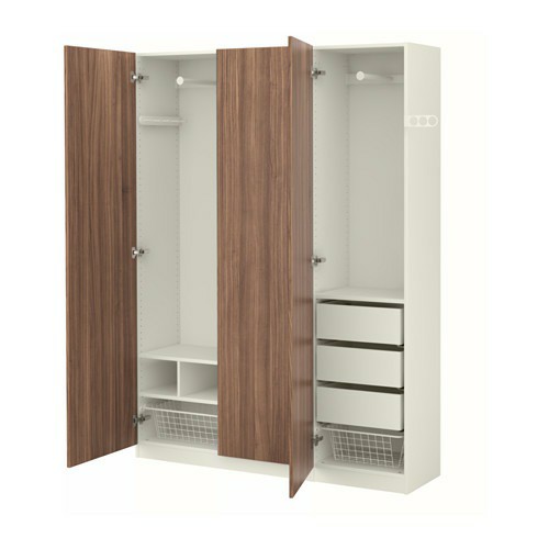 Unique IKEA wardrobe PAX in walnut veneer Babies Kids Baby