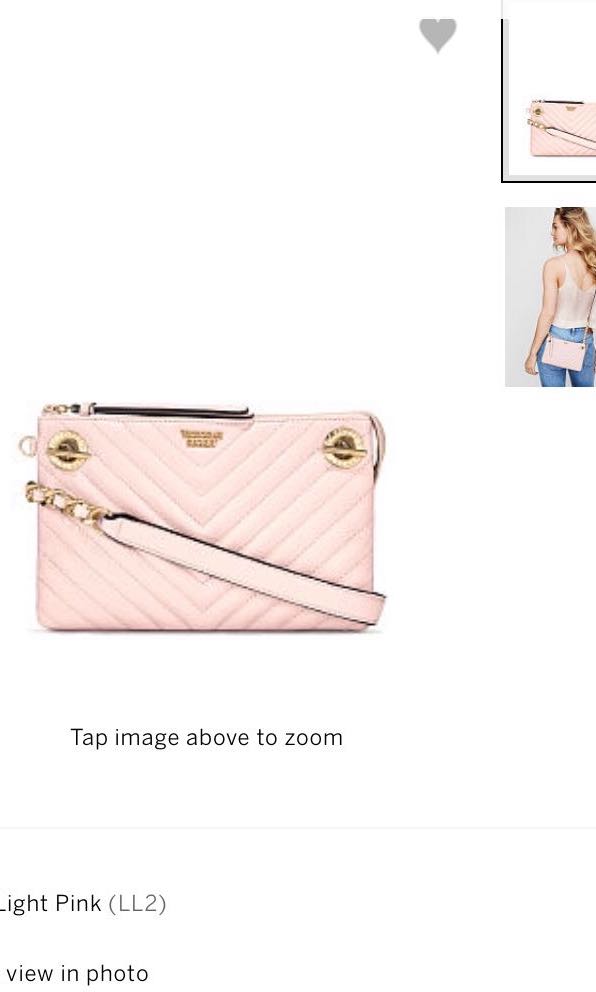 victoria secret sling bag pink