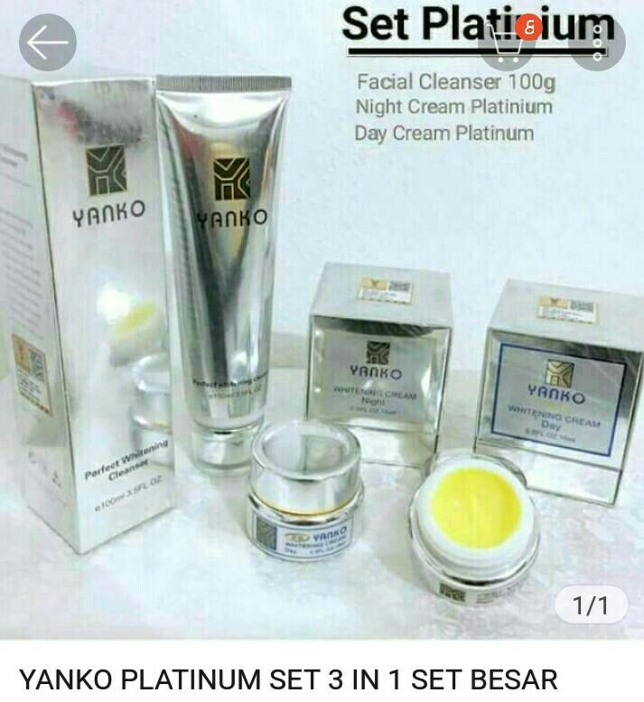 Yanko Skincare Set 3 In 1 Set Besar Health Beauty Makeup On Carousell