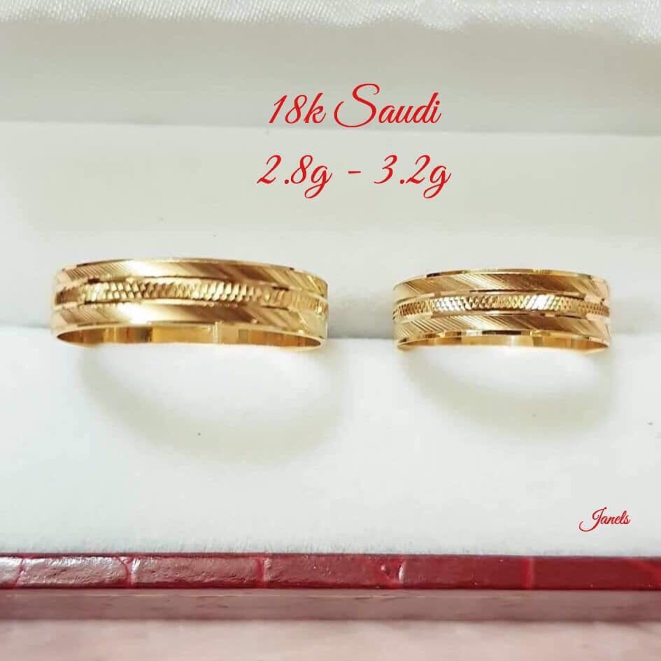 18k saudi gold sales wedding ring price