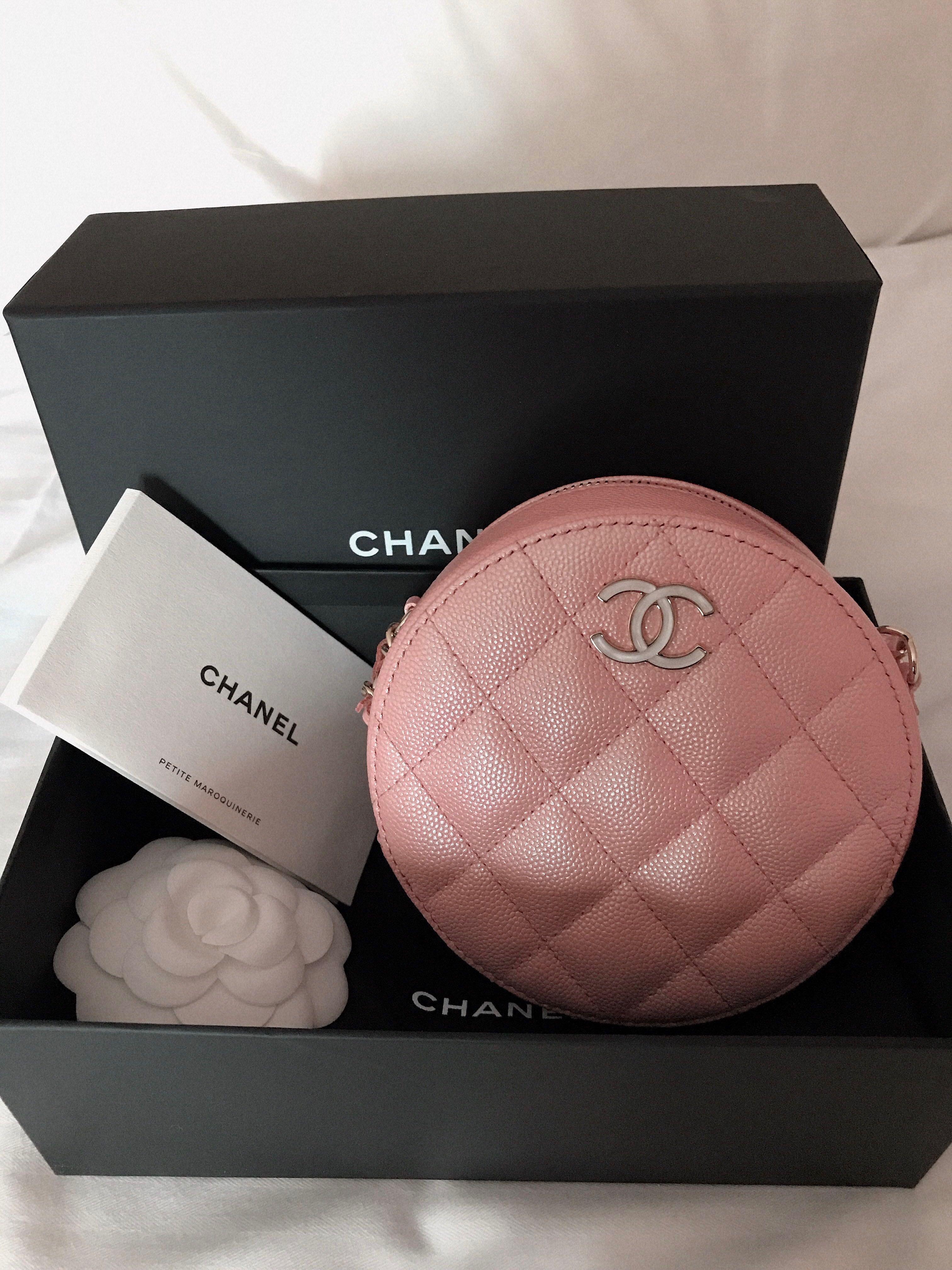chanel round sling bag