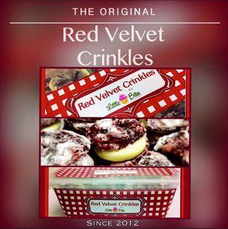 Red Velvet crinkles