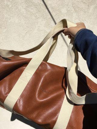 Leather Aramis duffel