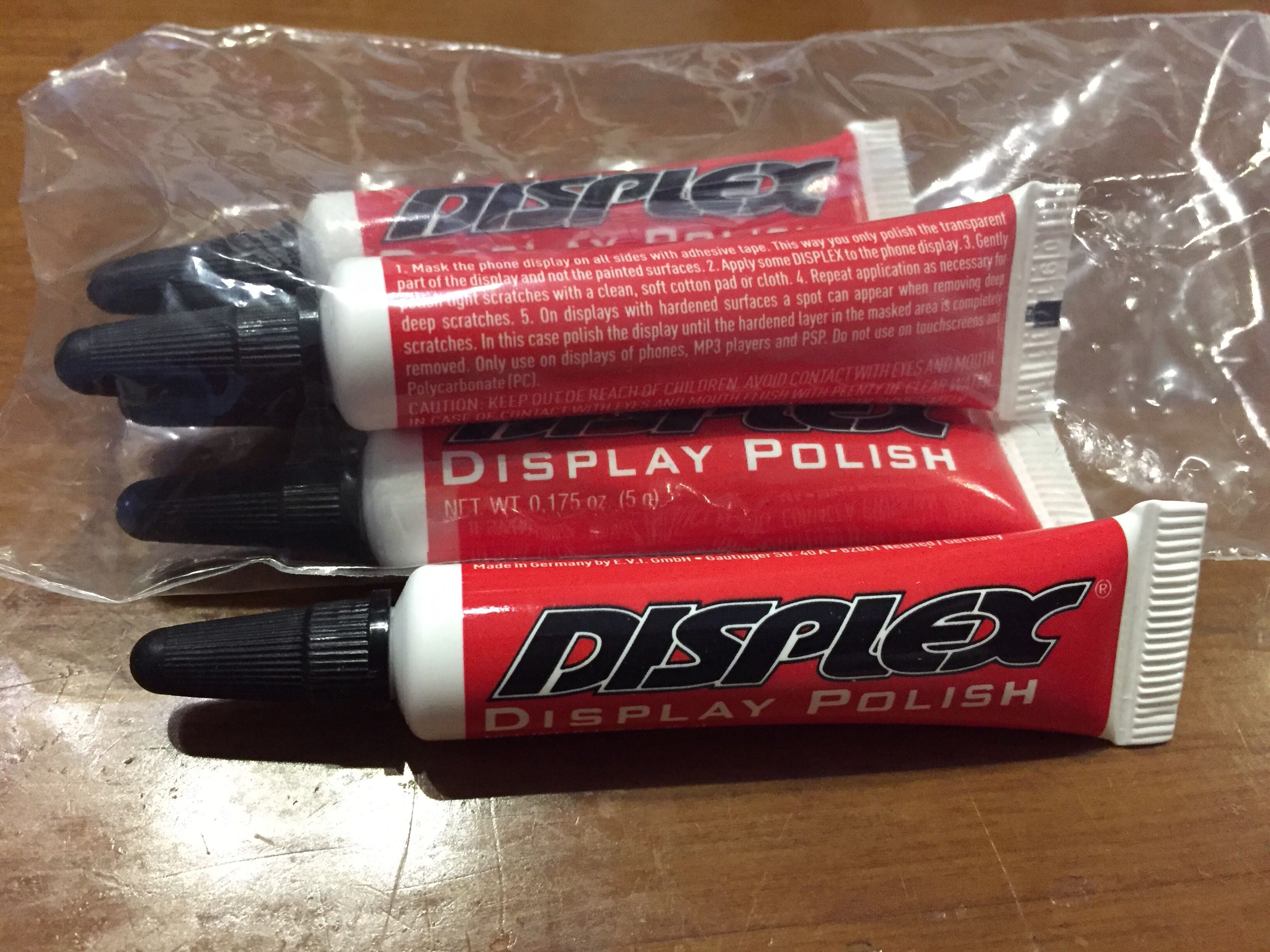  Displex Plastic Display Polish Scratch Remover for
