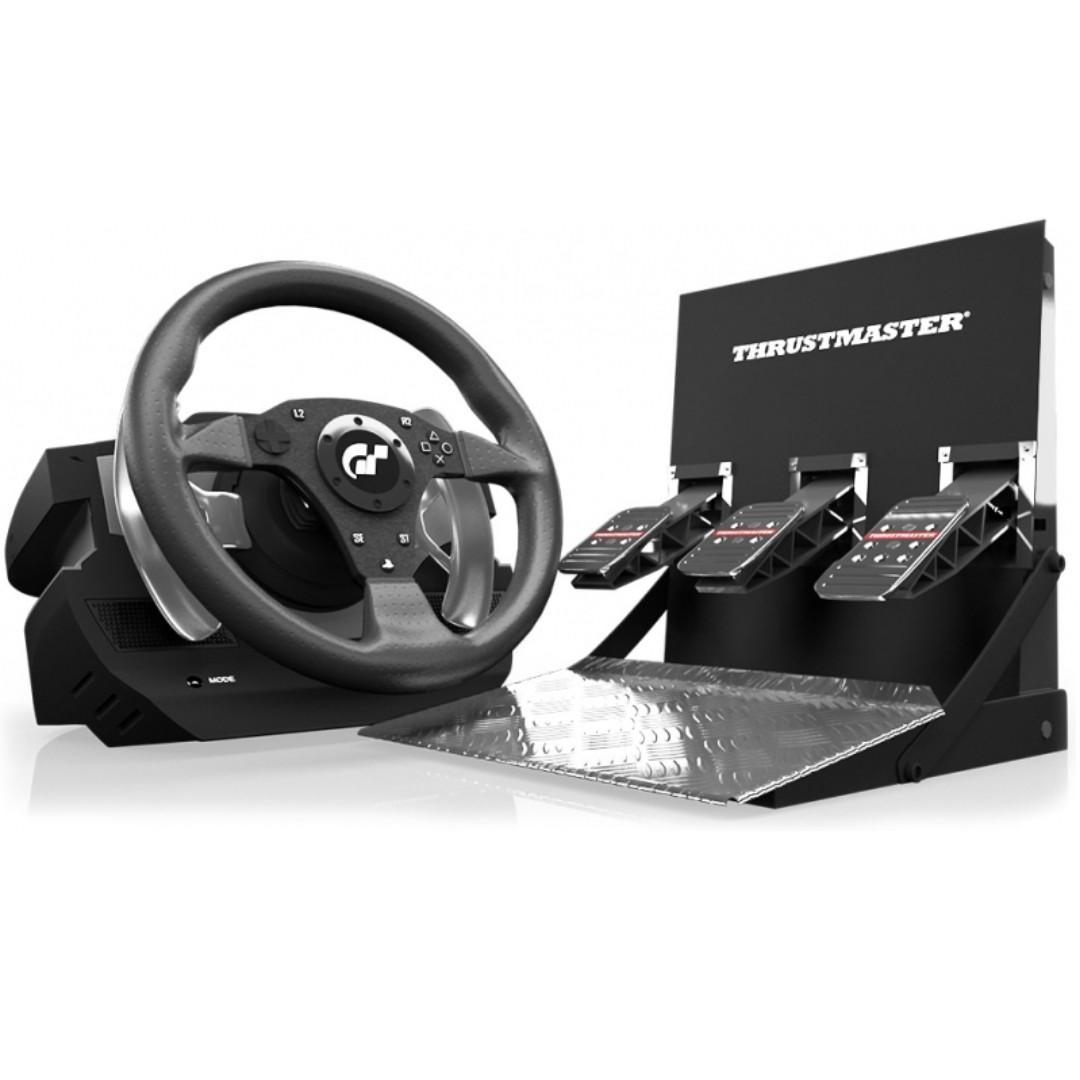 全新pc Ps3 Ps4 Thrustmaster T500 Rs 軚盤 腳踏 行貨 方向盤揸車拓海頭文字d 車手車神 遊戲機 遊戲機裝飾配件 Carousell